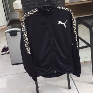 Men’s Cheetah Puma zip up jacket